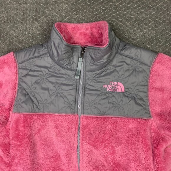 The North Face Denali Thermal Fleece Jacket Girls Large 14/16 Pink Full Zip AQLK - Picture 2 of 14